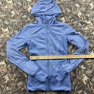 lululemon athletica flux Light Blue Hooded Jacket